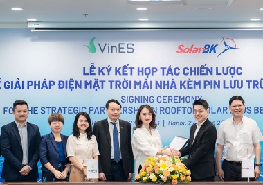 VinES, SolarBK khởi động giải pháp điện mặt trời mái nhà (kèm lưu trữ năng lượng)