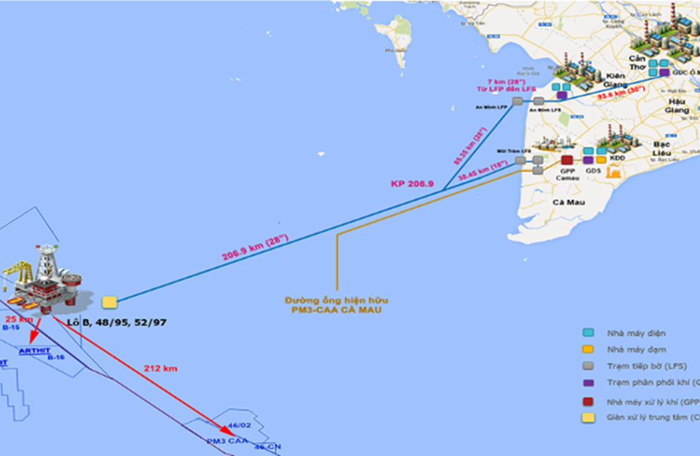 Giải pháp tiến độ Chuỗi khí, điện Lô B - Ô Môn trong bối cảnh có thêm phát sinh mới