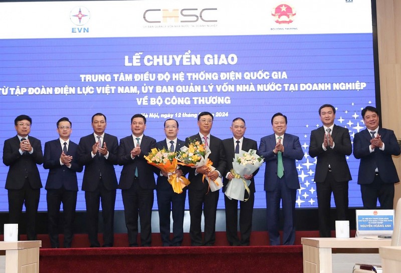 Lễ chuyển giao Trung tâm Điều độ Hệ thống điện Quốc gia từ EVN về Bộ Công Thương