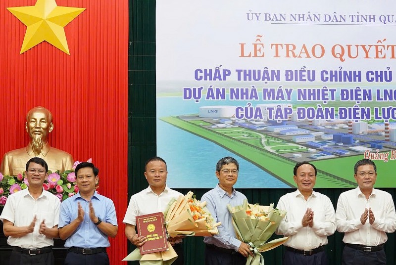 Chấp thuận điều chỉnh chủ trương đầu tư dự án Nhà máy Nhiệt điện LNG Quảng Trạch 2