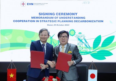 EVN và JERA hợp tác nghiên cứu, ứng dụng công nghệ khử carbon cho nguồn điện than
