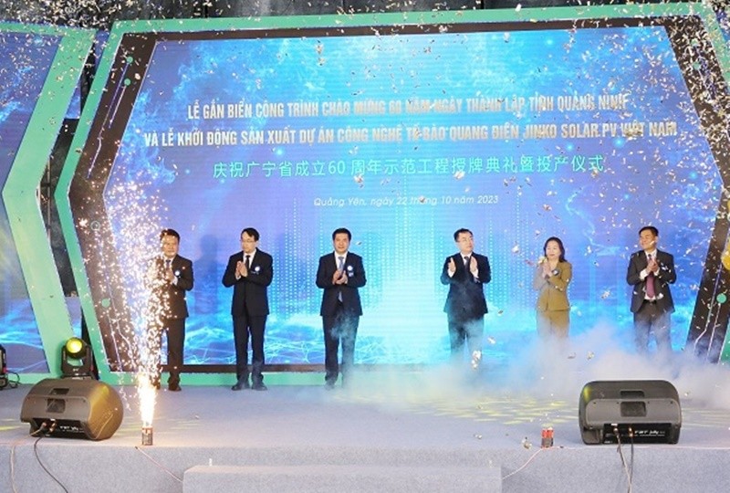 Khởi động dự án Tổ hợp công nghệ tế bào quang điện Jinko Solar Hải Hà Việt Nam