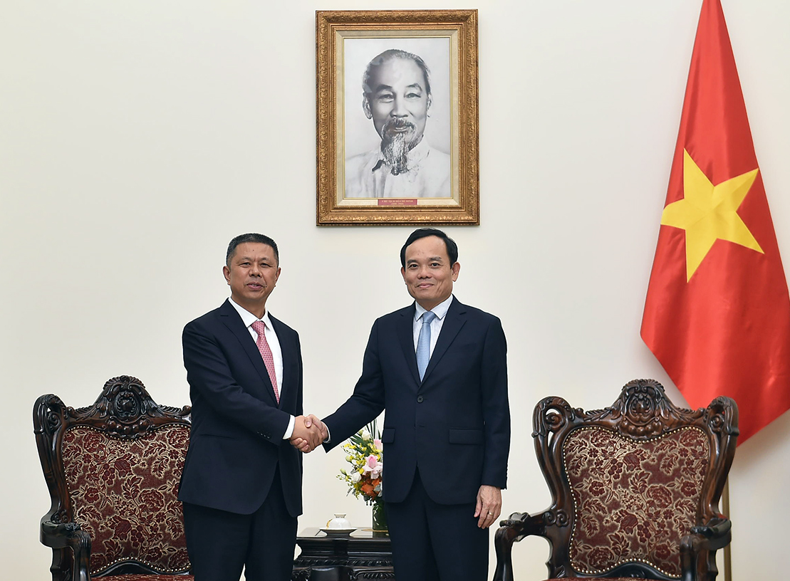 Phó Thủ tướng Trần Lưu Quang tiếp Chủ tịch Tập đoàn Trina Solar
