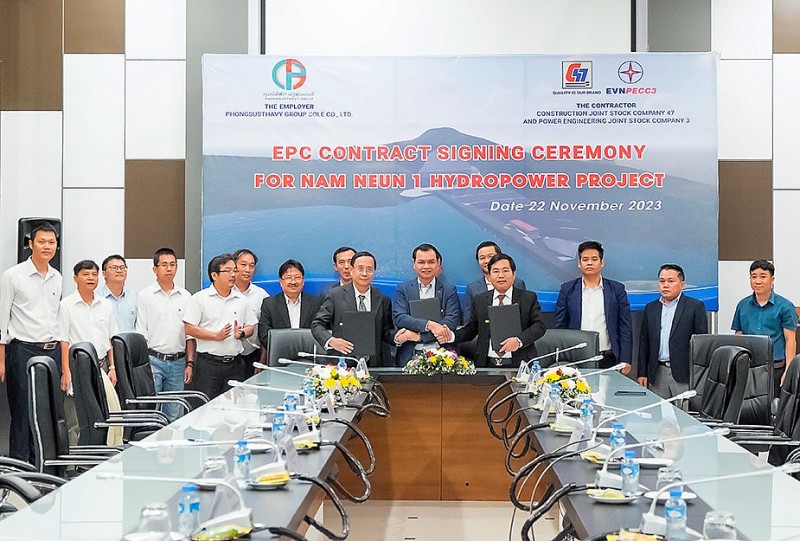 Nhà thầu Việt Nam ký hợp đồng EPC dự án Thủy điện Nậm Neun 1 (Lào)
