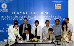 Ký kết hợp đồng EPC dự án cáp ngầm xuyên biển Hà Tiên - Phú Quốc