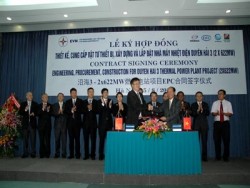 Ký hợp đồng EPC dự án Cảng biển Trung tâm điện lực Duyên Hải